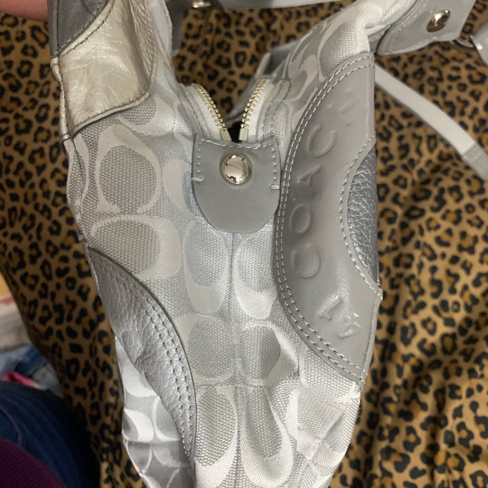 Kindly used Coach gray bag one minor flaw - Picture 5 of 16